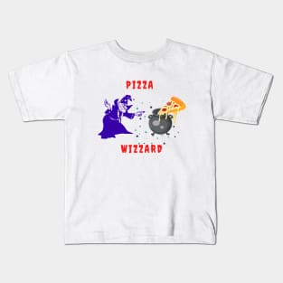 Pizza wizzard magic pot Kids T-Shirt